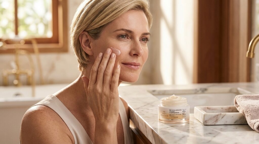 natura chronos 45 creme antissinais rotina de cuidados com a pele madura