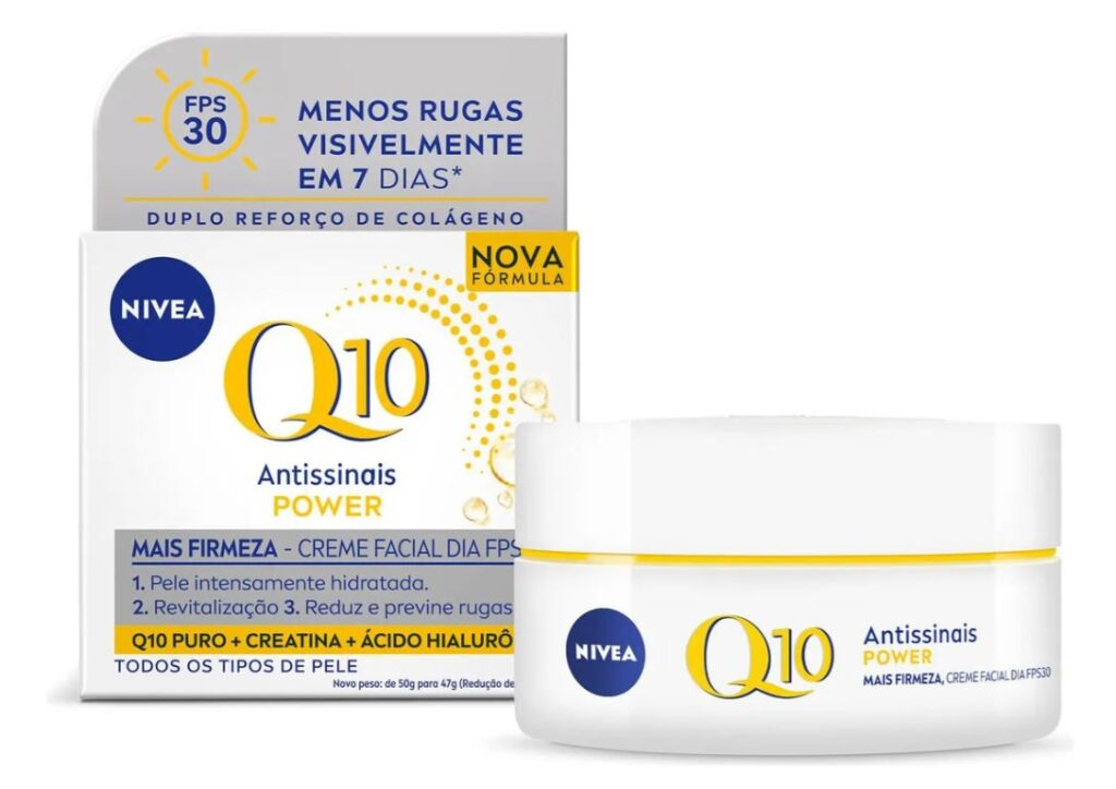 Nivea Q10 Power FPS30: creme antissinais após os 40 vale a pena? NIVEA Q10 POWER