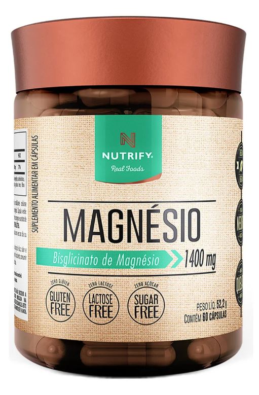 Magnésio Bisglicinato Nutrify para sono 50+